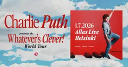 Charlie Puth, Allas Live, Helsinki 1.7.2026