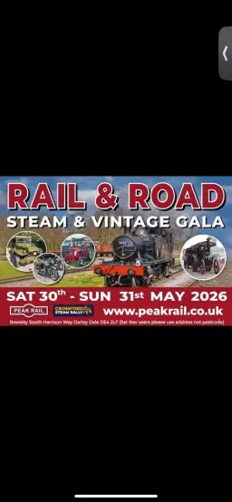Rail & Road Steam & Vintage Gala 2026