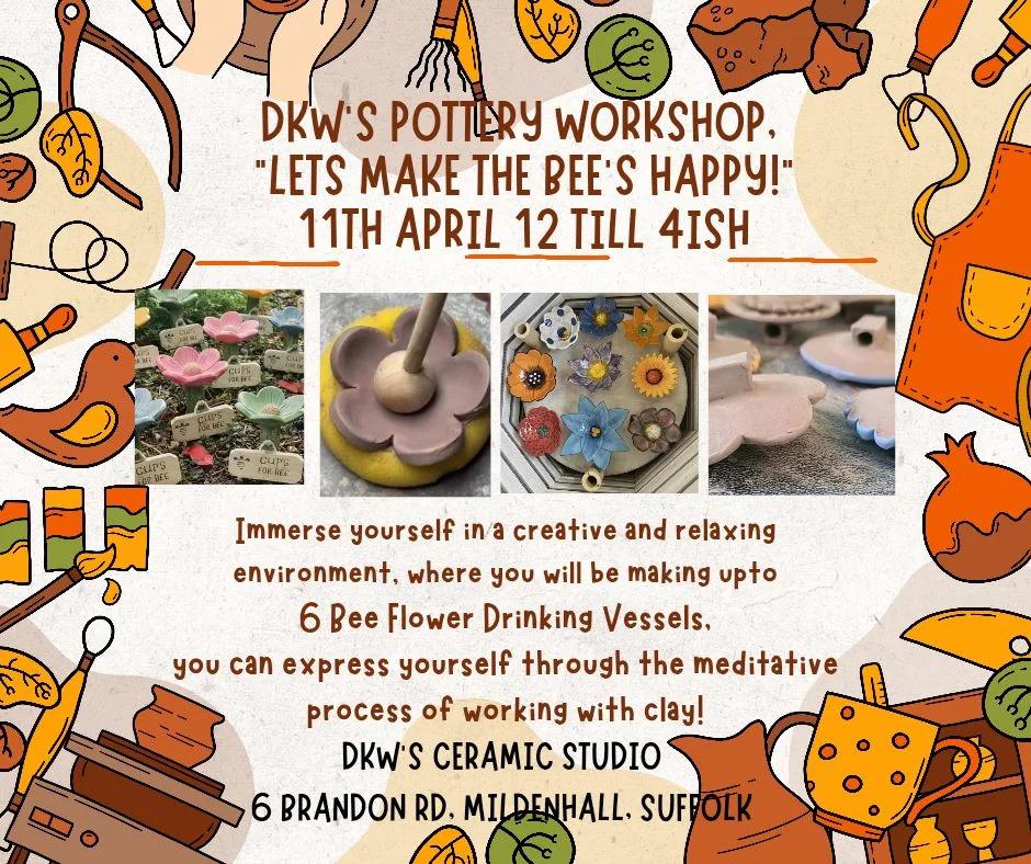 Bee Happy Clay Workshop!