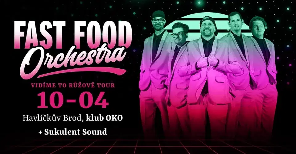 HAVLÍČKŮV BROD – KLUB OKO | 10/4 | VÍDÍME TO RŮŽOVĚ TOUR | + Sukulent Sound