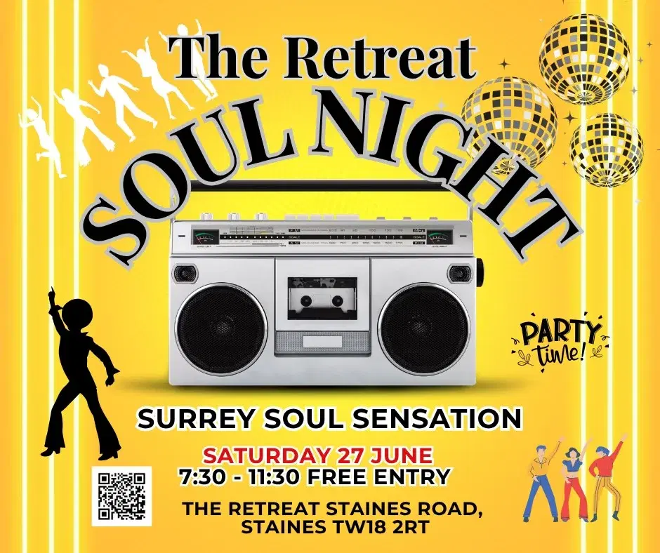 SURREY SOUL SENSATION ARE BACK AT THE RETREAT
