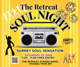 SURREY SOUL SENSATION ARE BACK AT THE RETREAT