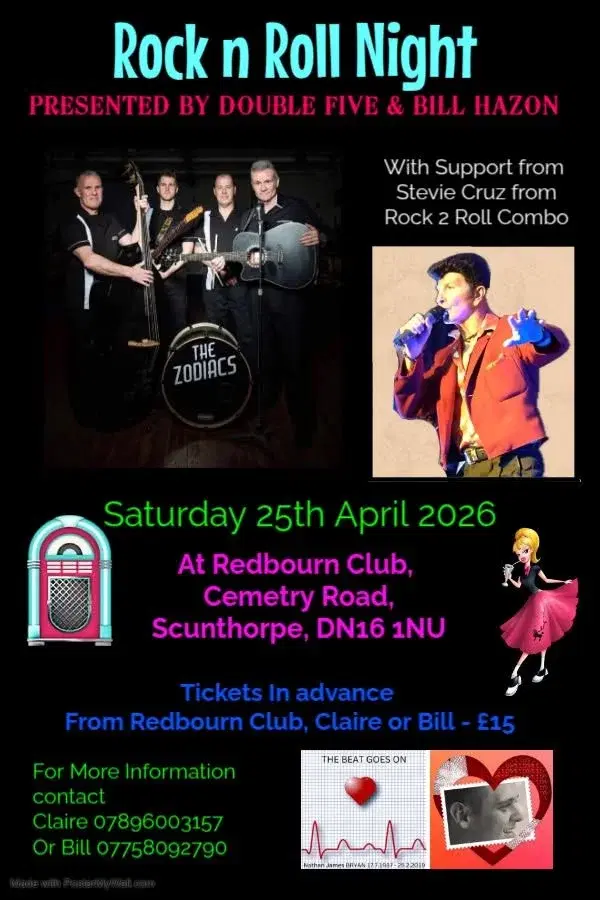 Charity Rock n Roll Night with The Zodiacs + Stevie Cruz