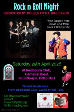 Charity Rock n Roll Night with The Zodiacs + Stevie Cruz