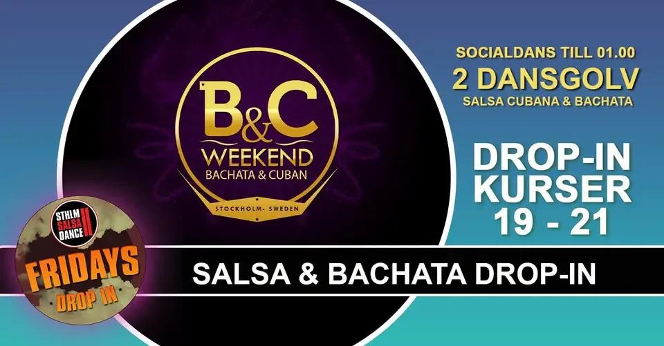 💃🕺 Salsa & Bachata Drop-in Fredagar på Stockholm Salsa Dance!