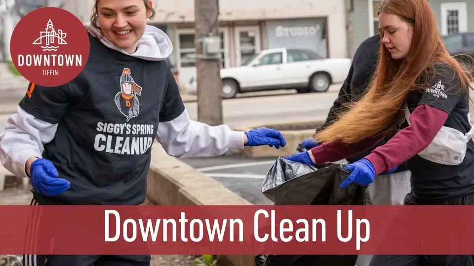 Downtown Tiffin Clean Up ~ April 2026