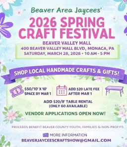 Beaver Area Jaycee’s Spring Craft Show