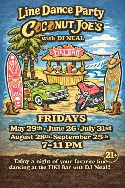 Line Dance Party @ Coconut Joes (Finleyville, PA)