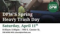 Spring Heavy Trash Days