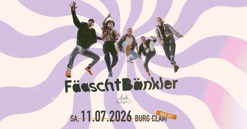 FÄASCHTBÄNKLER I SOLD OUT | 2026 | Burg Clam