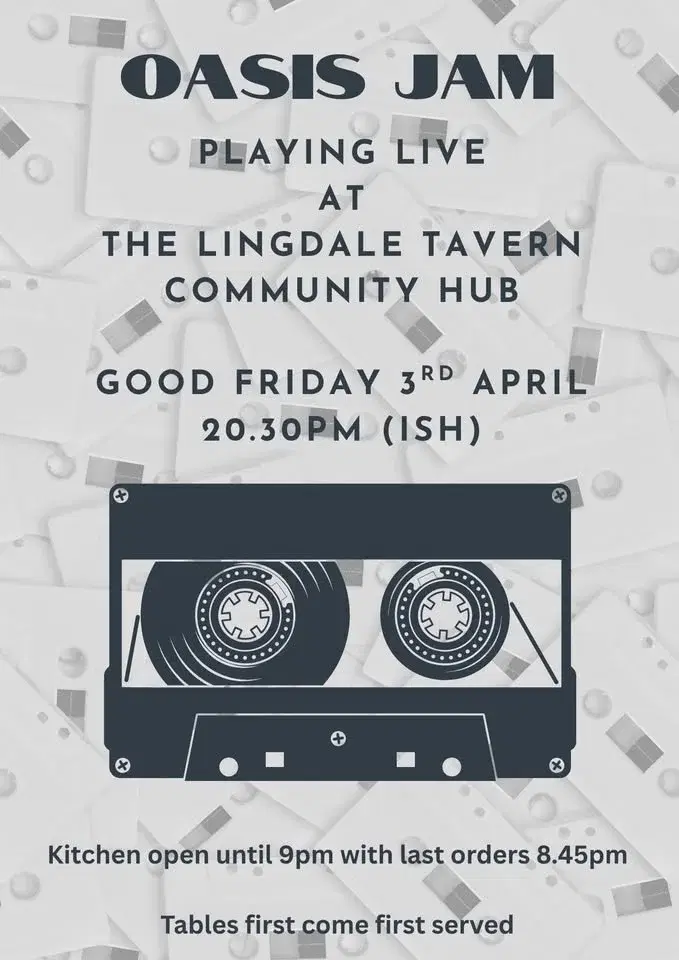 Oasis Jam Live on Good Friday!