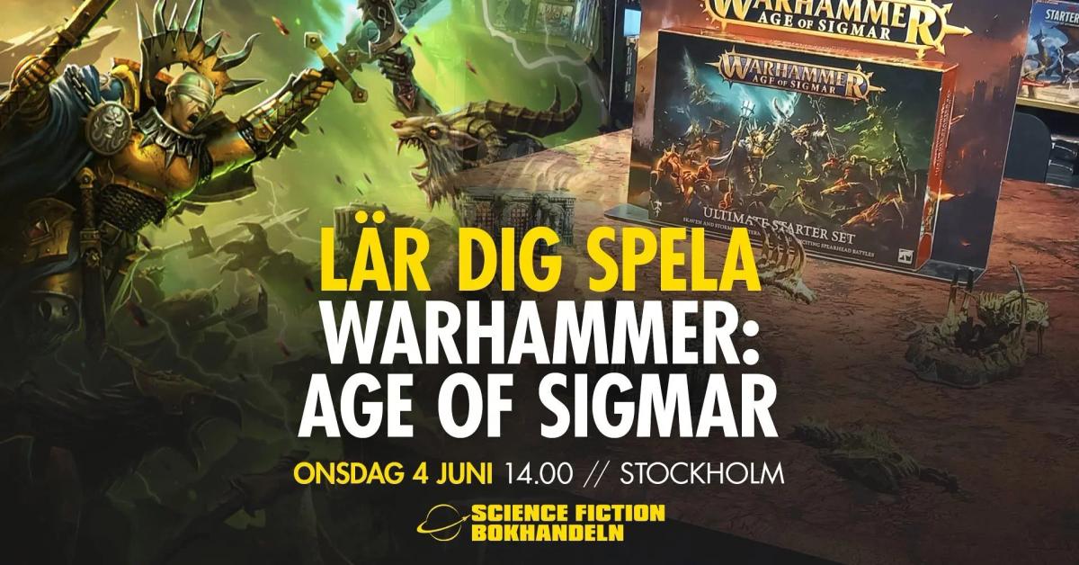 ⚔️🎲 Lär dig spela Warhammer: Age of Sigmar! 🛡️✨