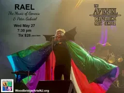 RAEL - Music of Early Genesis & Peter Gabriel at Avenel PAC