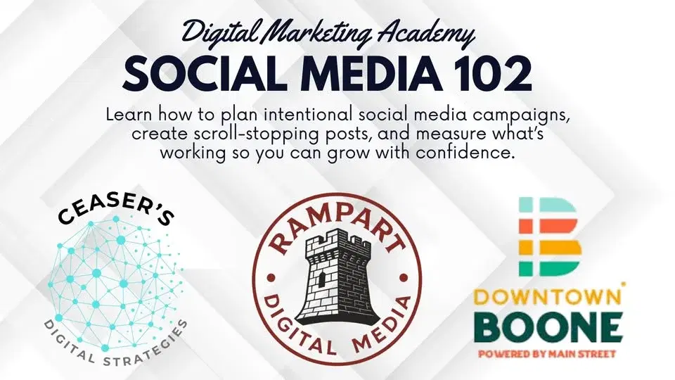 Social Media 102 w/ Downtown Boone