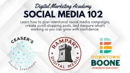 Social Media 102 w/ Downtown Boone
