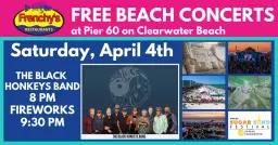 Frenchy's Free Beach Concerts: THE BLACK HONKEYS BAND