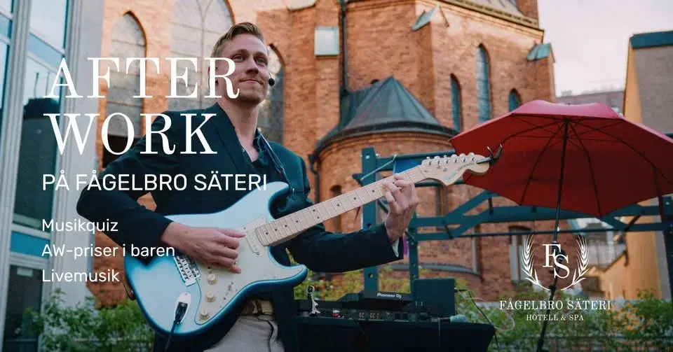 đ¶ After Work pĂ„ FĂ„gelbro SĂ€teri â Musikquiz & livemusik đž