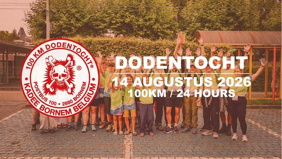 100km Dodentocht t.v.v. kinderen met brandwonden