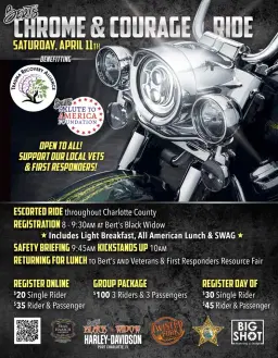 Chrome & Courage Ride