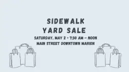 Marion's Spring Sidewalk Yard Sale