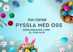 Påskpyssel och ansiktsmålning i Salem Centrum!