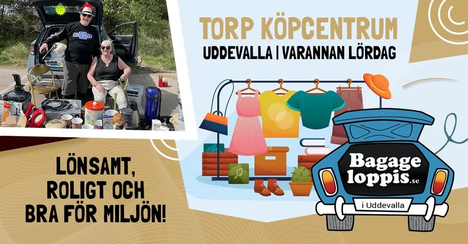 Bakluckeloppis Torp Köpcentrum 2026