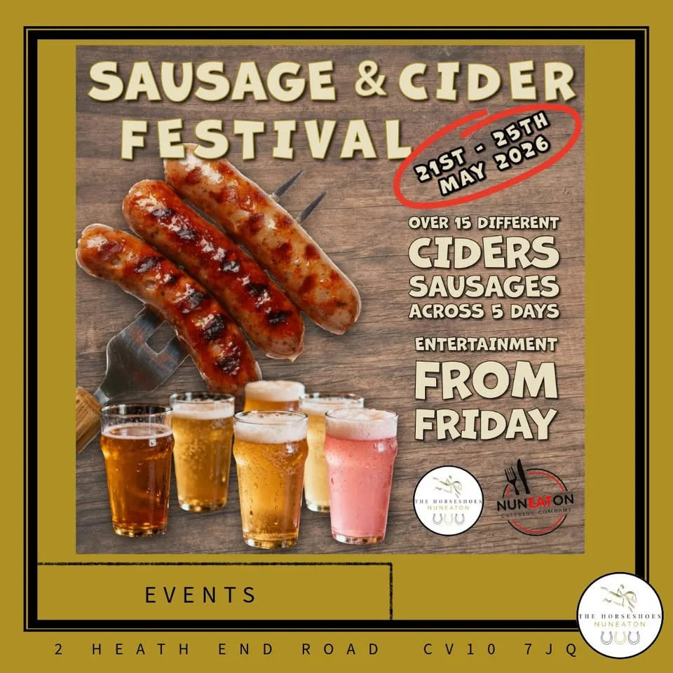 Sausage and Cider Festival @ The Horseshoes Nuneaton