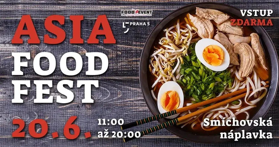 ASIA FOOD FEST na Smíchovské náplavce 2026