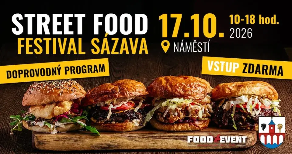 STREET FOOD FESTIVAL Sázava 2026