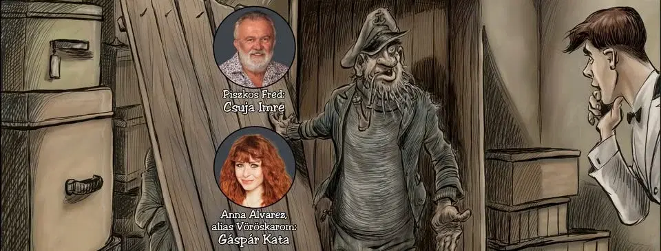 Rejtő Jenő – Korcsmáros Pál: Piszkos Fred, a kapitány | képregényes felolvasószínház