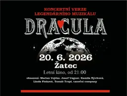 🧛 Muzikál Dracula – koncertní verze v Žatci