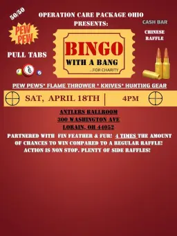 2ND ANNUAL BINGO WITH A BANG
