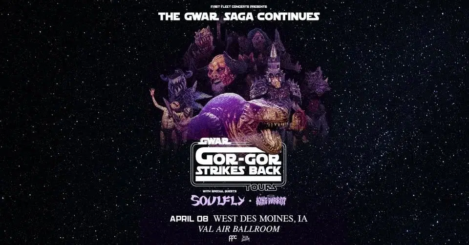 GWAR with Soul Fly & King Parrot at Val Air Ballroom