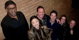 We & The Dawg with Johnny Blue Horn at the Rutland Concert on the Common