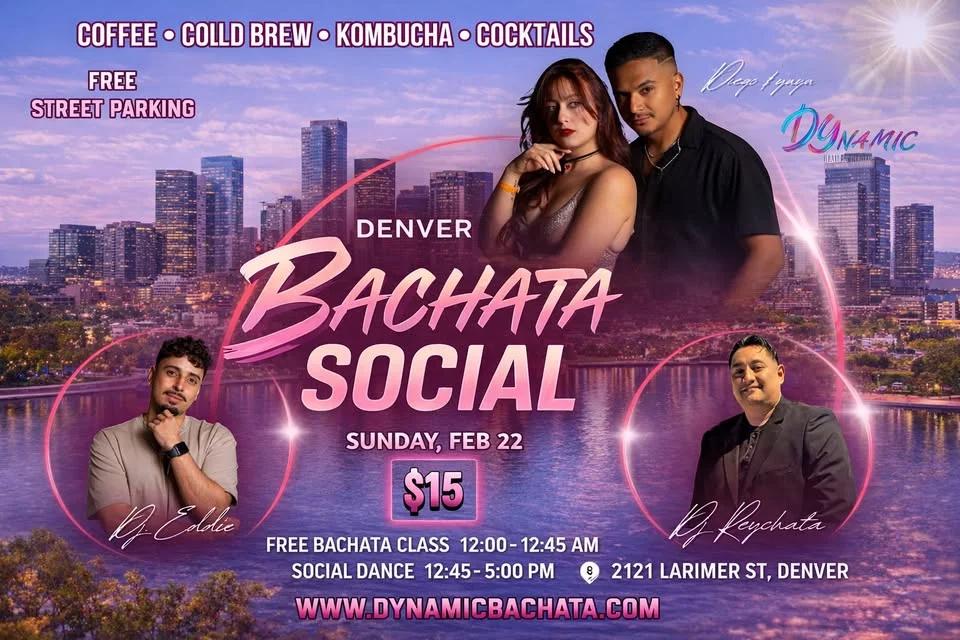 🎉 Denver Bachata Social – New Time, Same Amazing Vibes!