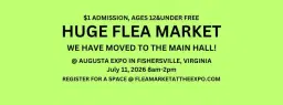 Flea Market at The Expo JULY