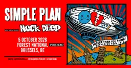 NEW VENUE! Simple Plan: Bigger Than You Think! Europe Tour 2026 | Forest National