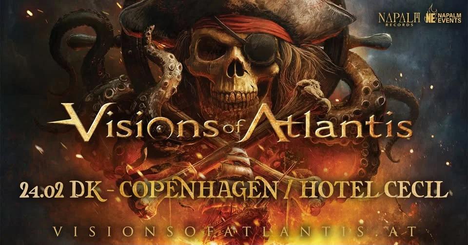 Visions of Atlantis + support: Twilight Force | Hotel Cecil, København