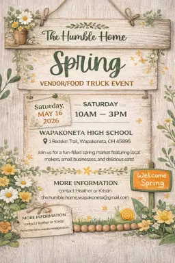 1st Annual Spring Vendor Event