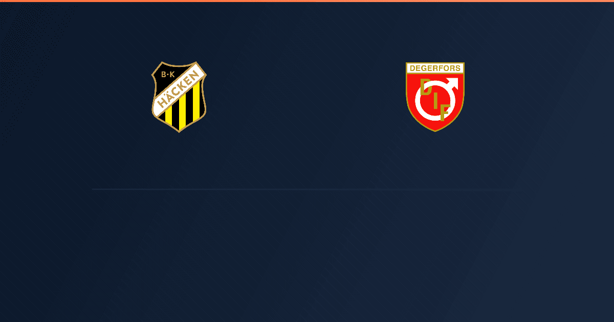 Häcken vs Degerfors
