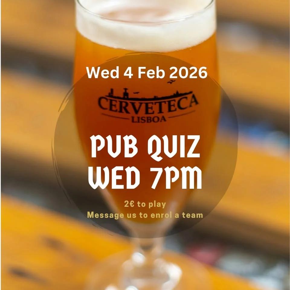 Pub Quiz at Cerveteca!