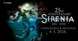 Symphonic metal velikani SIRENIA premijerno u Beogradu!