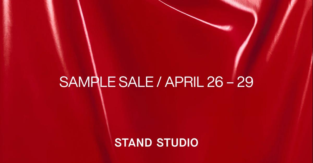 STAND STUDIO Sample Sale – 28 april