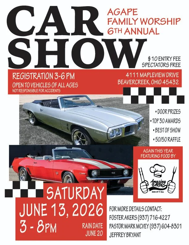 Agape Family Worship Center 6th Annual Car Show