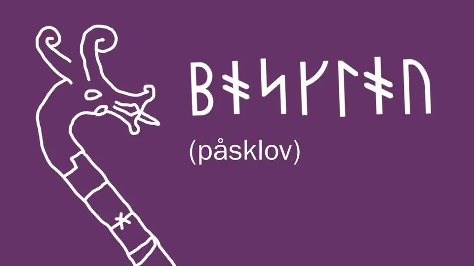Påsklov - Vikingarnas magiska runskrift