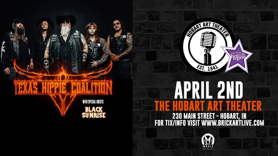Texas Hippie Coalition Live 4-2-26 at The Hobart Art Theater!