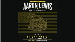 Aaron Lewis And The Stateliners: 2026 American Tour