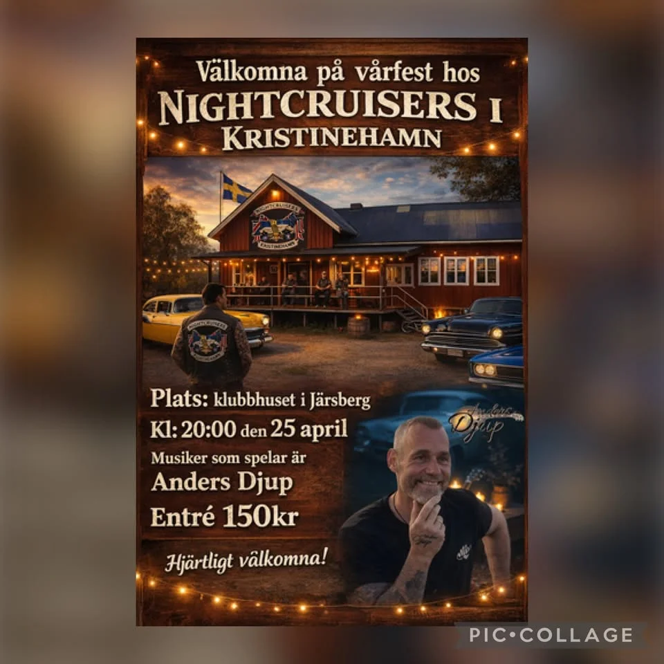 Vårfest hos Nightcruisers i Kristinehamn