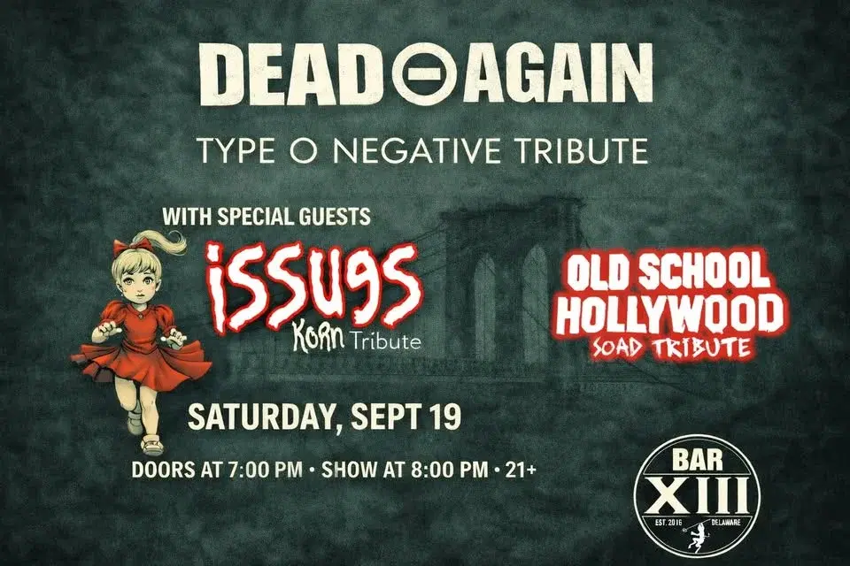 Dead ⊖ Again (Type O Negative Tribute) + ISSUES (Korn) + Old School Hollywood (SOAD) | Sept 19