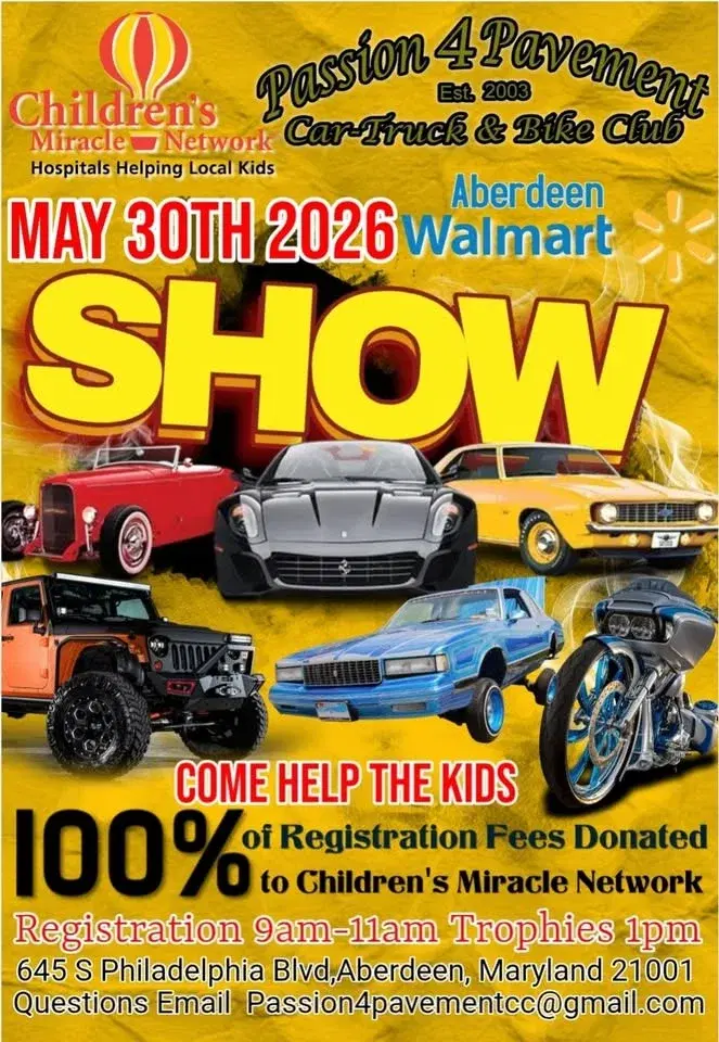 P4P Children's Miracle Network Car Show